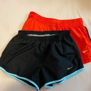 TWO PAIRS Nike Running Shorts!
